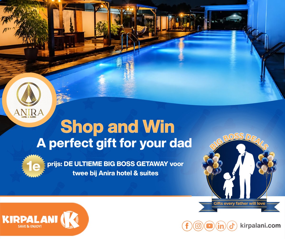 Kirpalani's N.V. Facebook ad: 𝐁𝐢𝐠 𝐁𝐨𝐬𝐬 𝐃𝐞𝐚𝐥𝐬!