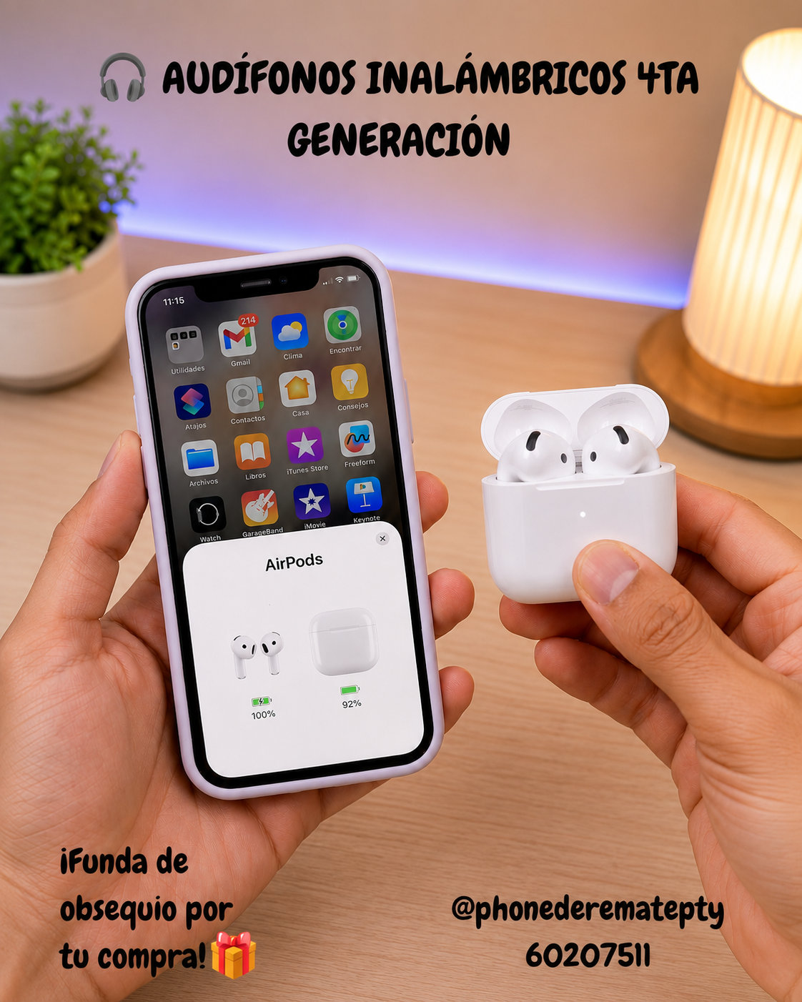 Phonederematepty Facebook ad: Aprovecha la oferta por WhatsApp