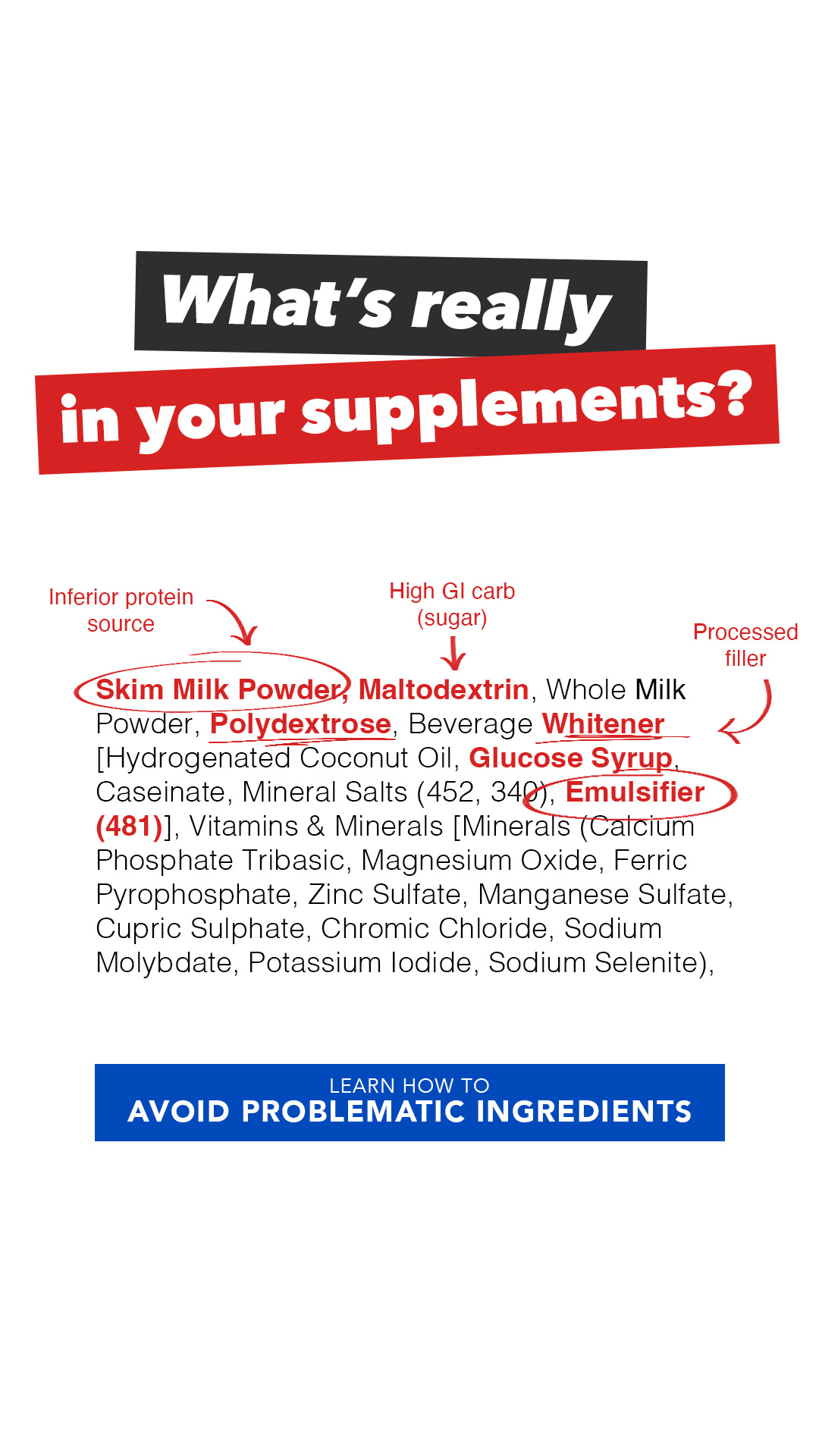 True Protein Facebook ad