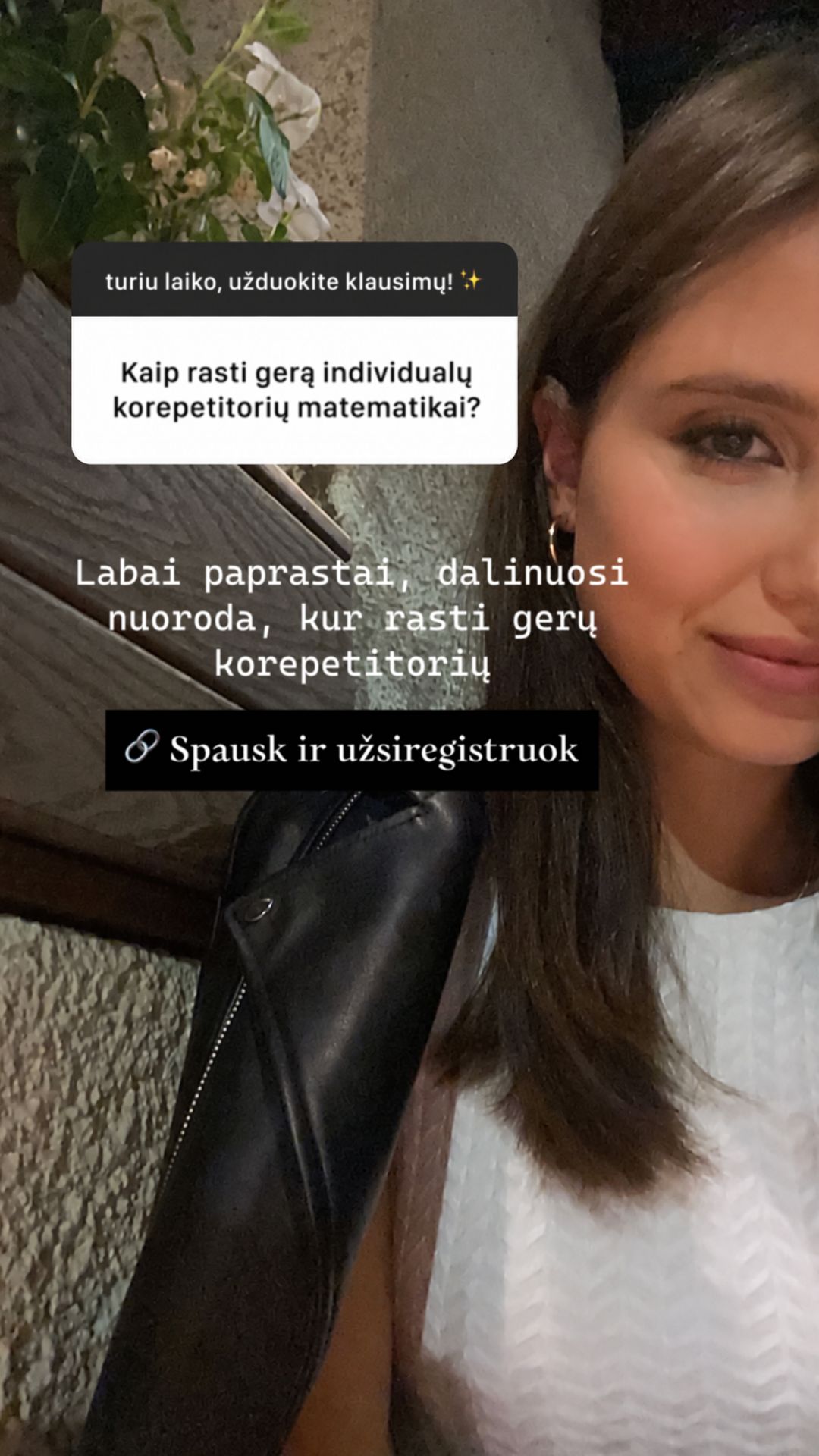 Mokytojas Eimantas Facebook ad: Išankstinė registracija