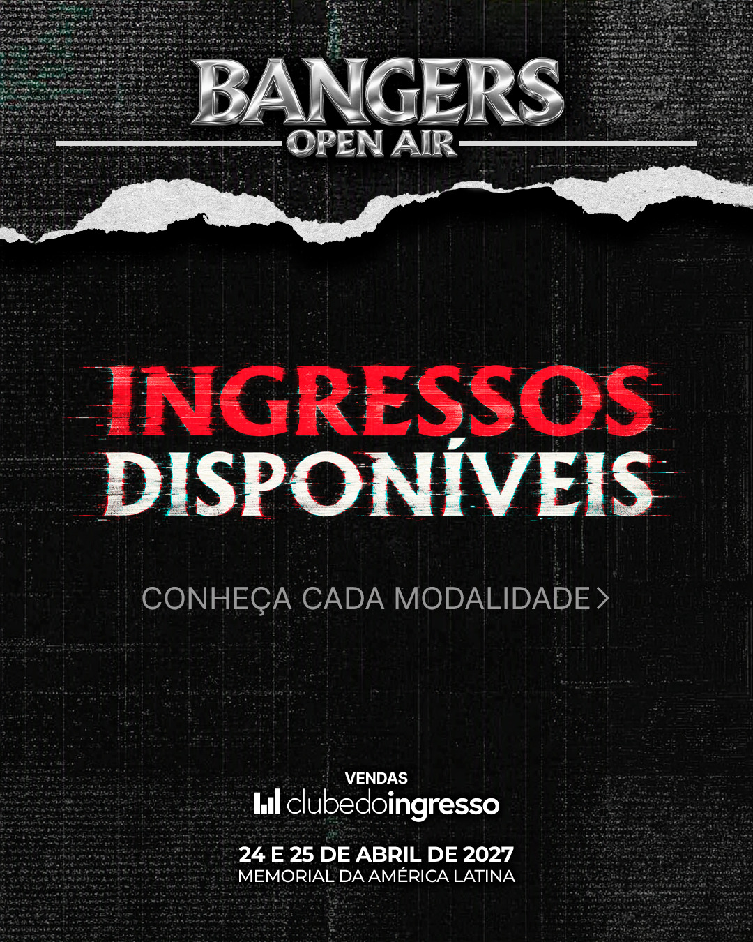 Bangers Open Air Facebook ad