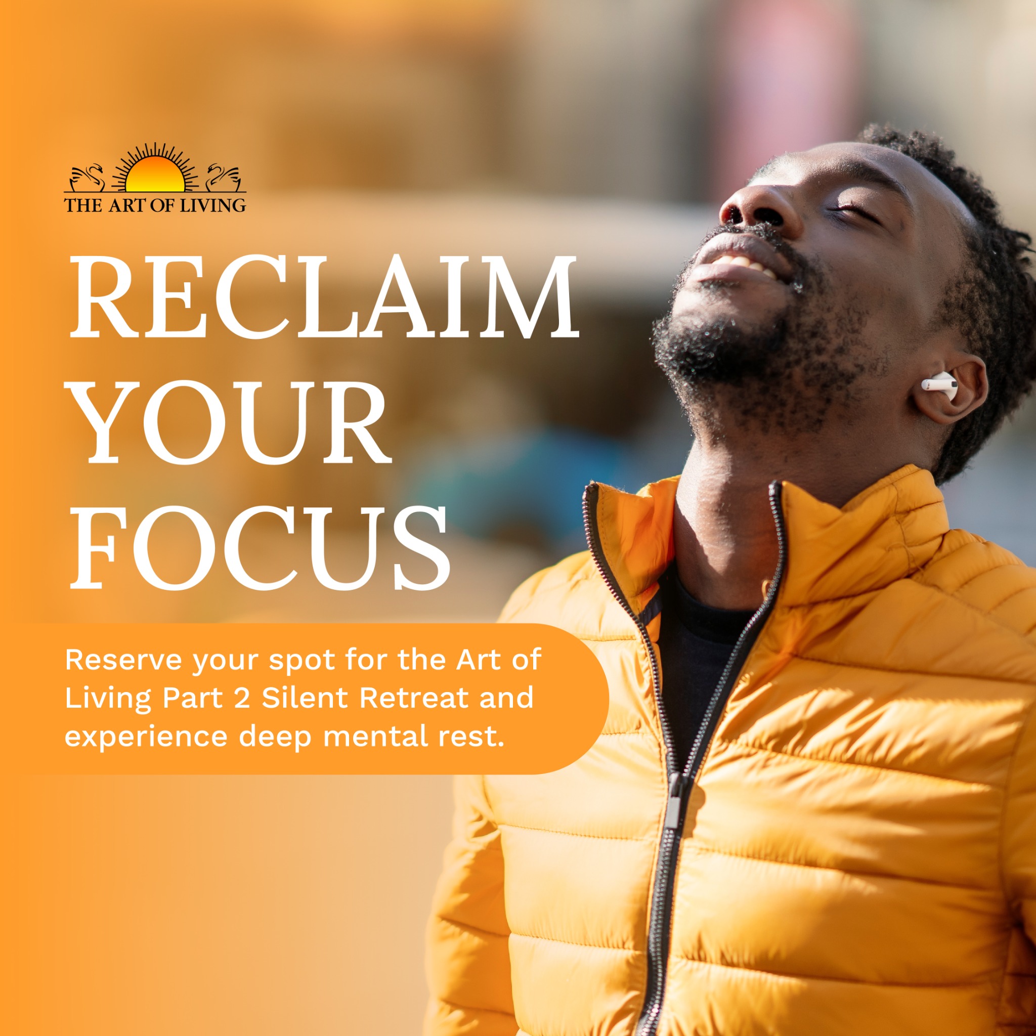 The Art of Living Facebook ad
