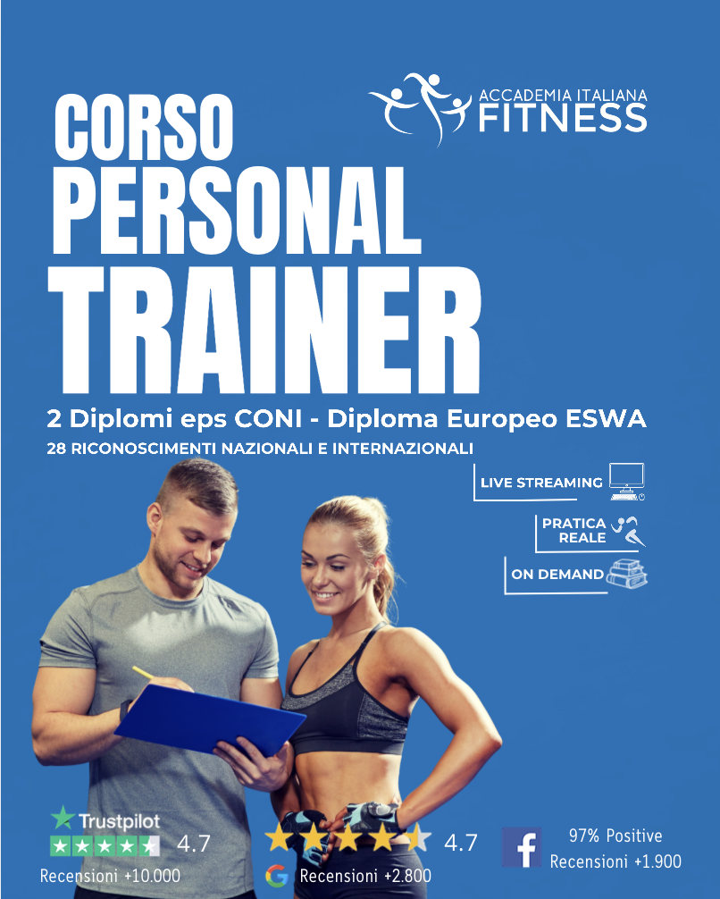 Accademia Italiana Fitness Facebook ad: 𝐃𝐢𝐯𝐞𝐧𝐭𝐚 𝐏𝐞𝐫𝐬𝐨𝐧𝐚𝐥 𝐓𝐫𝐚𝐢𝐧𝐞𝐫 𝐜𝐨𝐧…