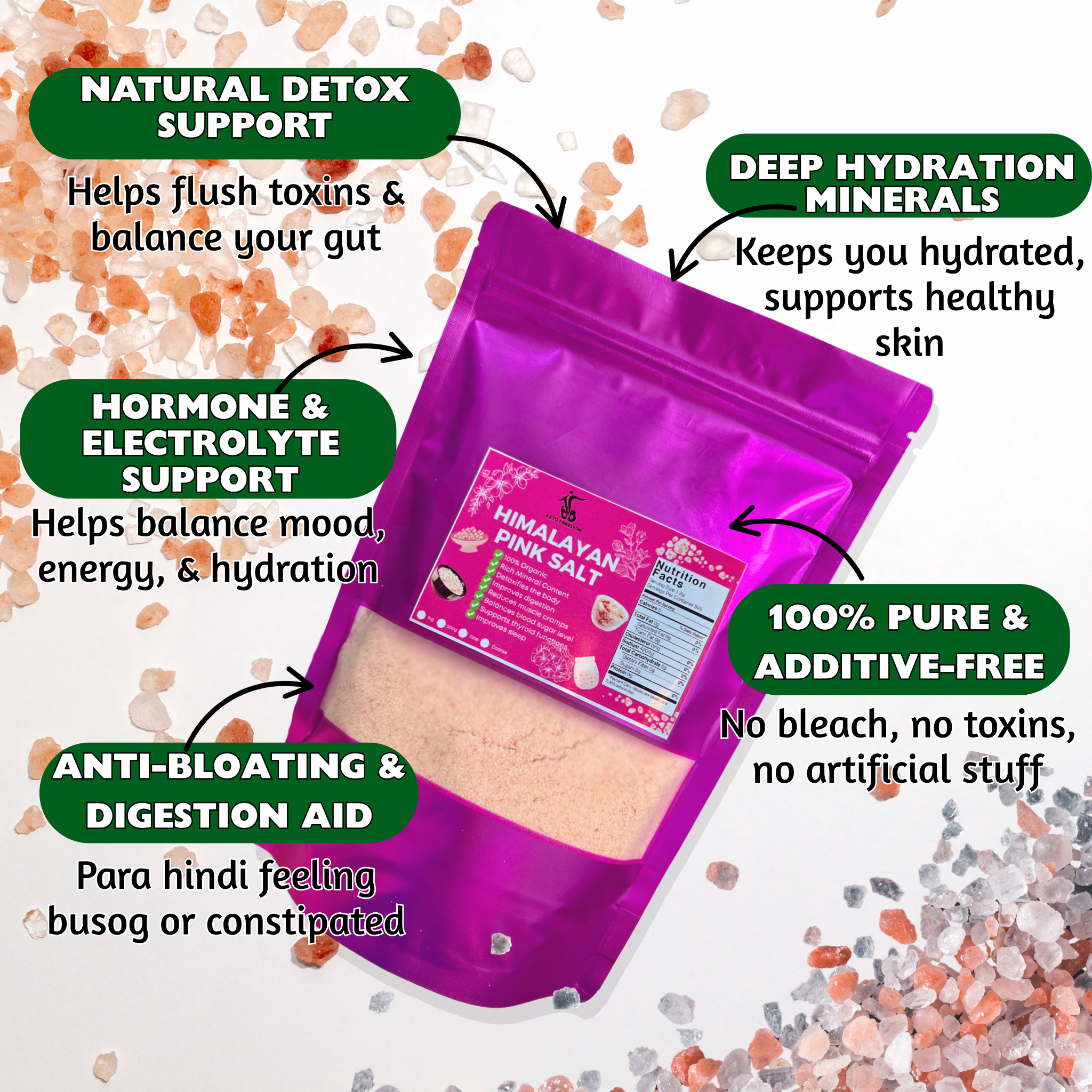 Authentic Premium Himalayan Salt Facebook ad