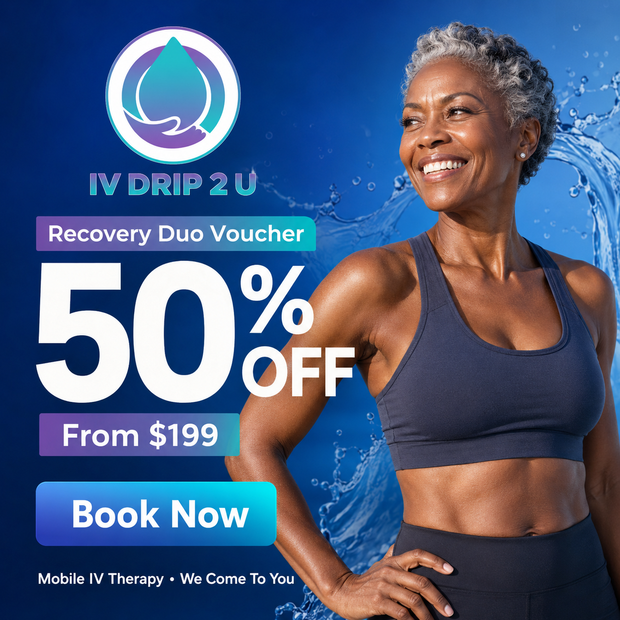 IV Drip 2 U Facebook ad