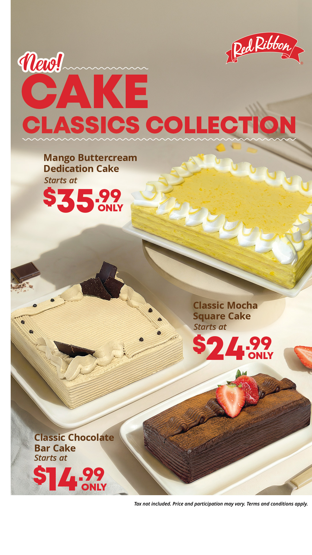 Red Ribbon Bakeshop USA Facebook ad