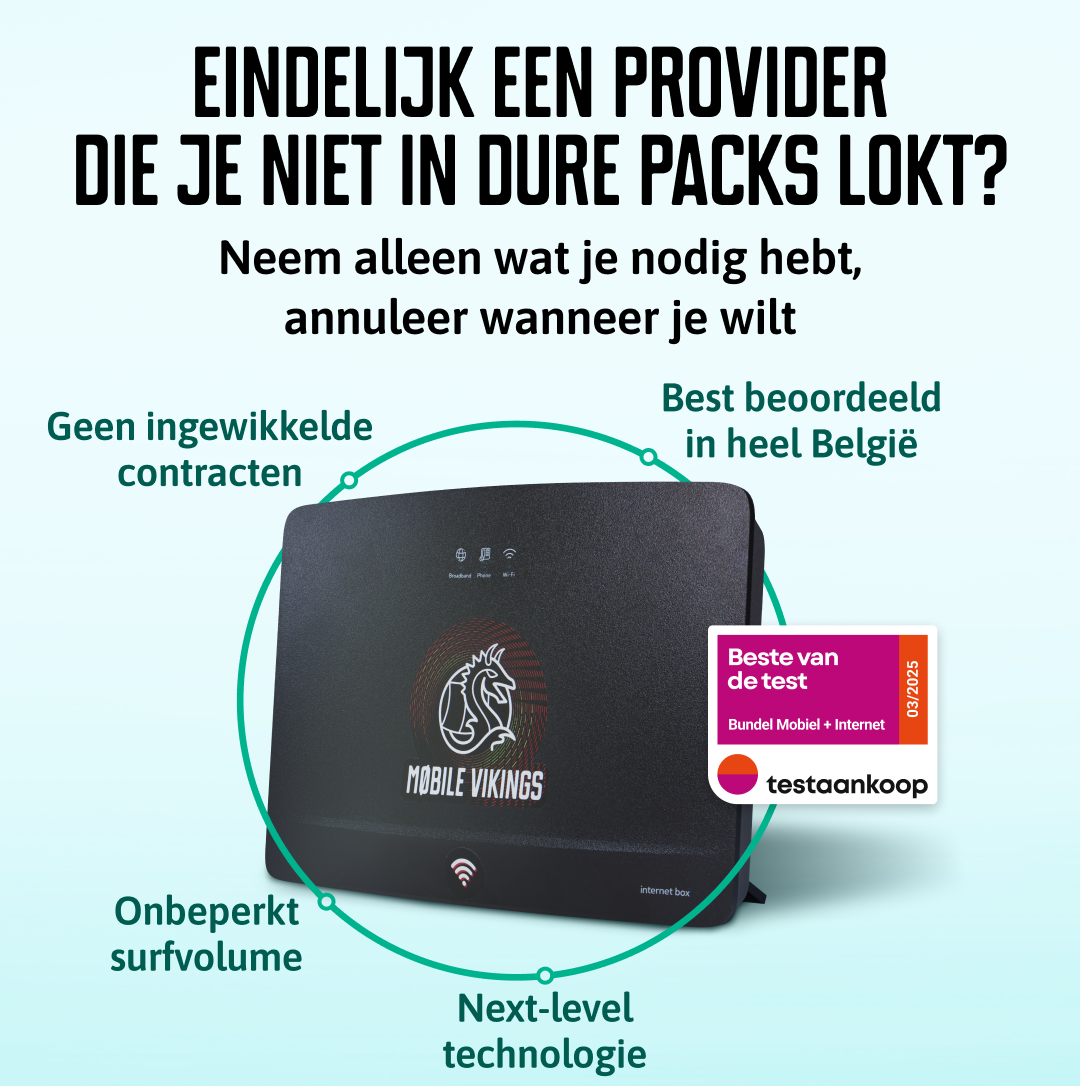 Mobile Vikings Facebook ad