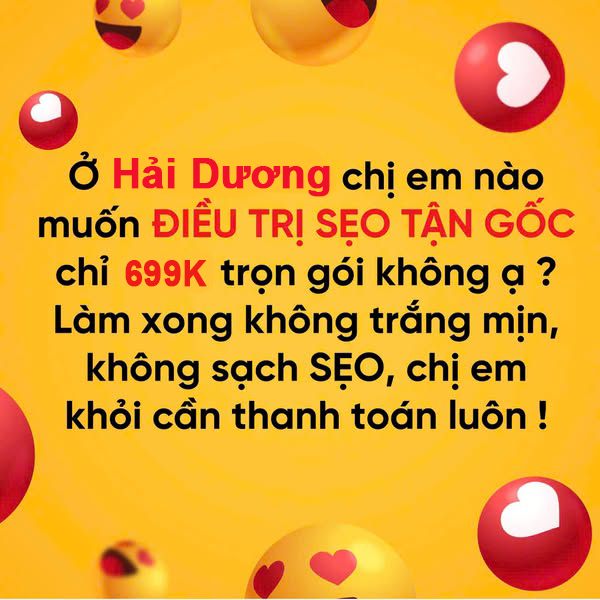 PK Chuyên Khoa Da Liễu - TP Hải Dương Facebook ad: Cần Tìm 20 Anh Chị Tại Hải Dương