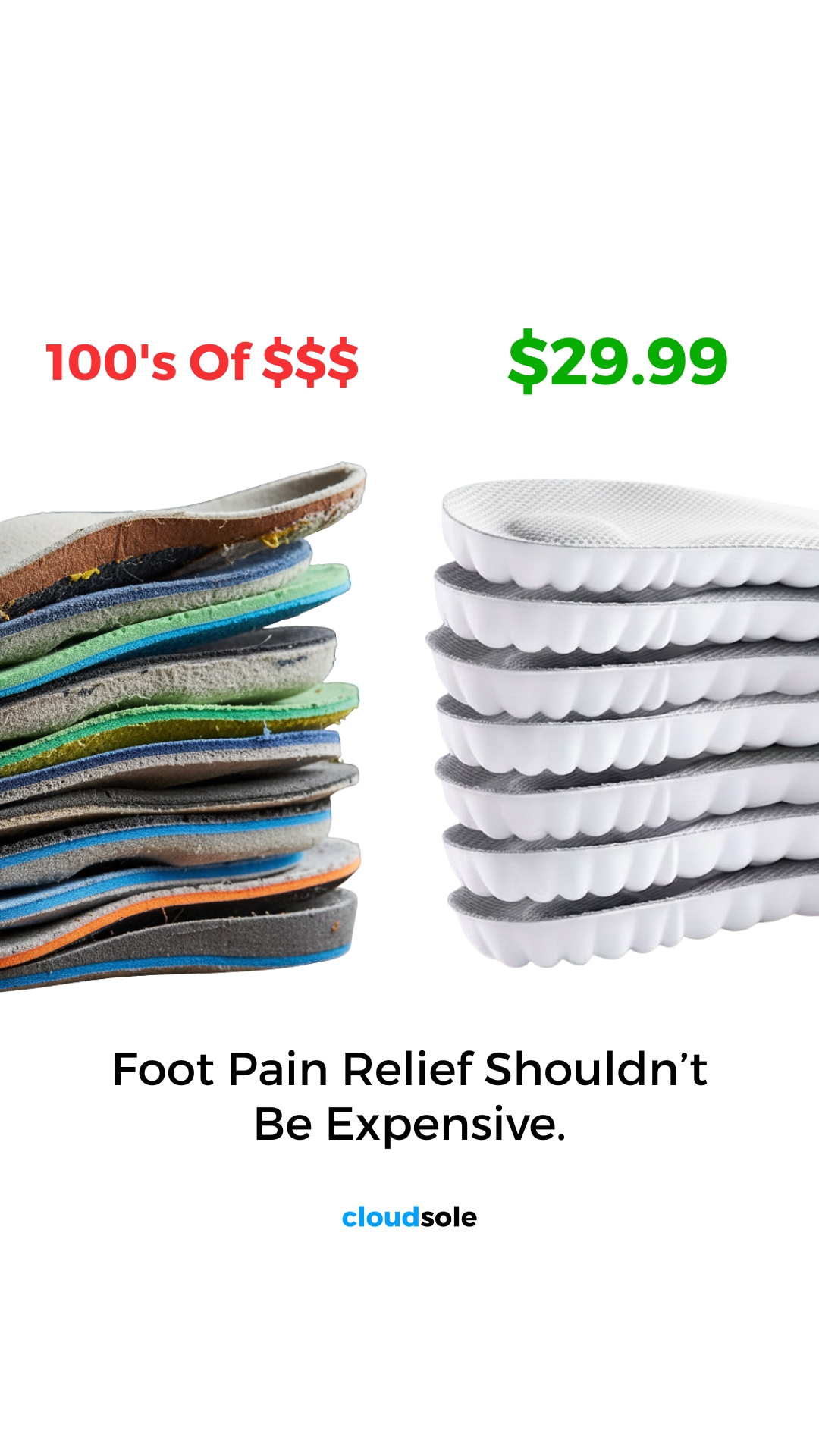 CloudSole Facebook ad
