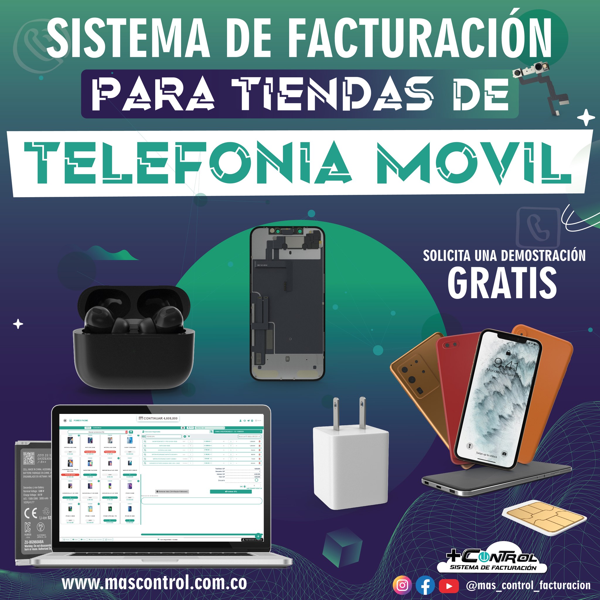 Mas Control Sistema De Facturación Facebook ad