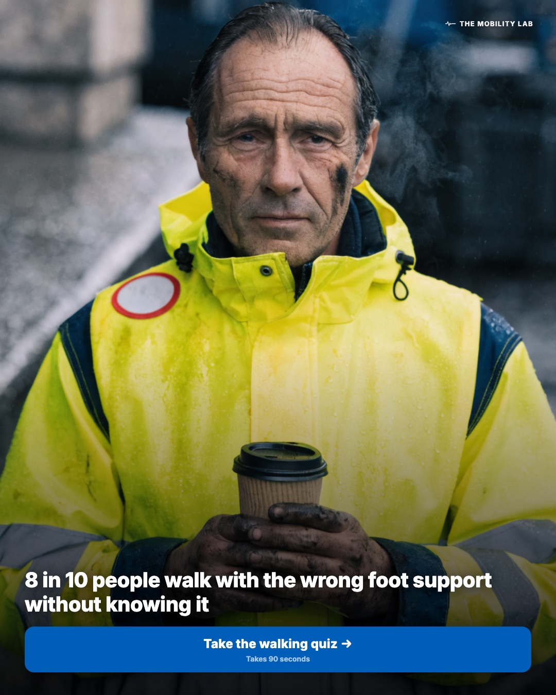 The Mobility Lab Facebook ad: Take the walking quiz