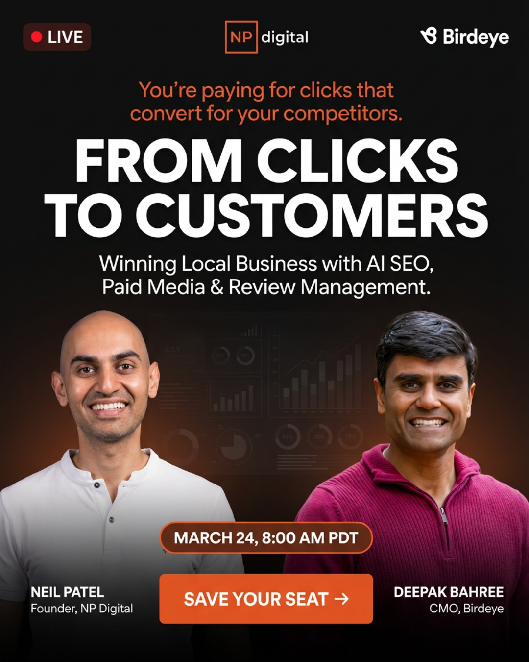 Neil Patel Facebook ad from Mar 18, 2026
