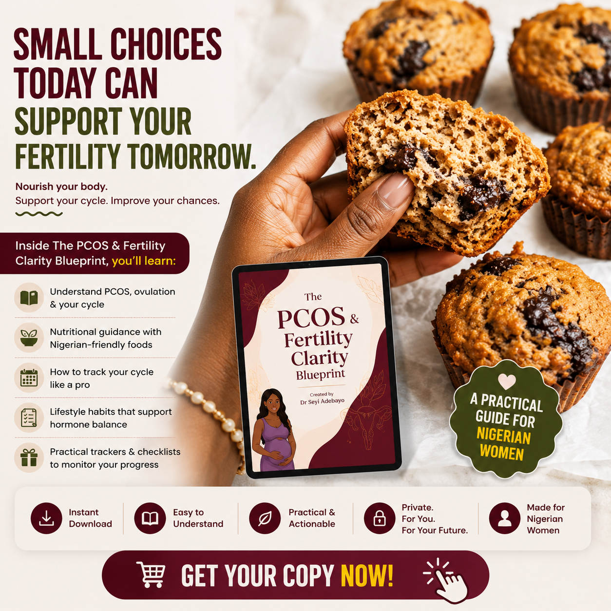 Dr Seyi_Wellness Facebook ad: Take Control Of Your Cycle
