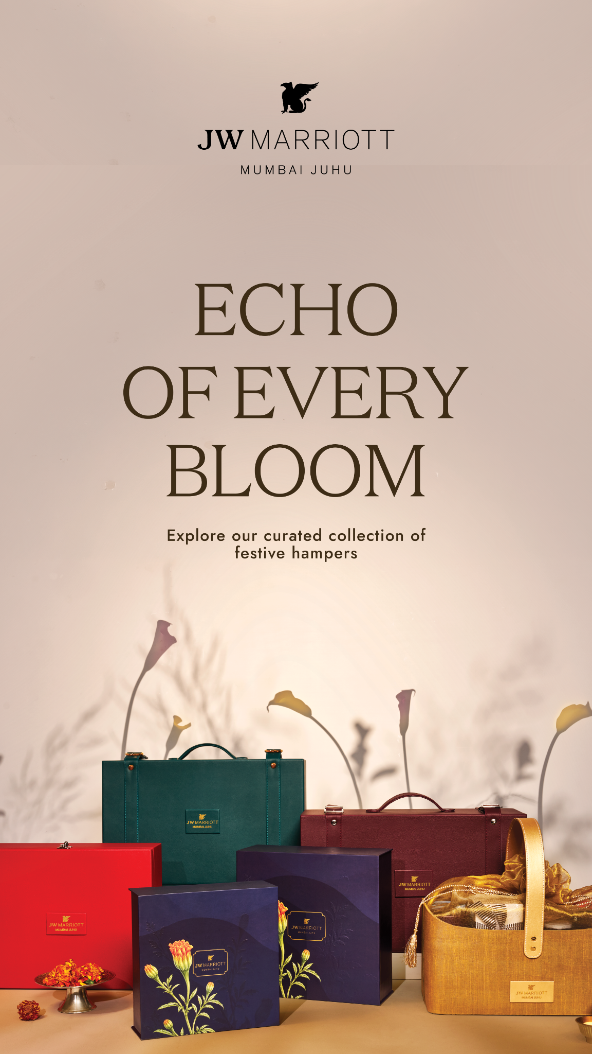 JW Marriott Mumbai Juhu Facebook ad: A Diwali That Blooms in Every Gesture