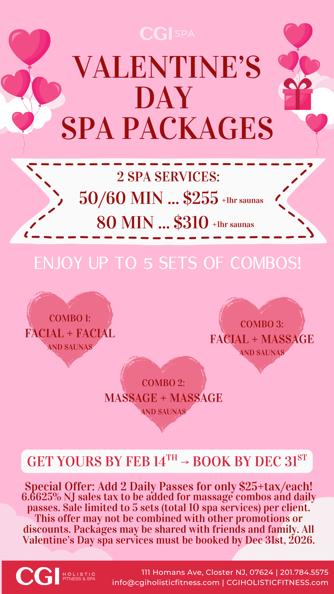 CGI Holistic Fitness & Spa Facebook ad from Jan 30, 2026