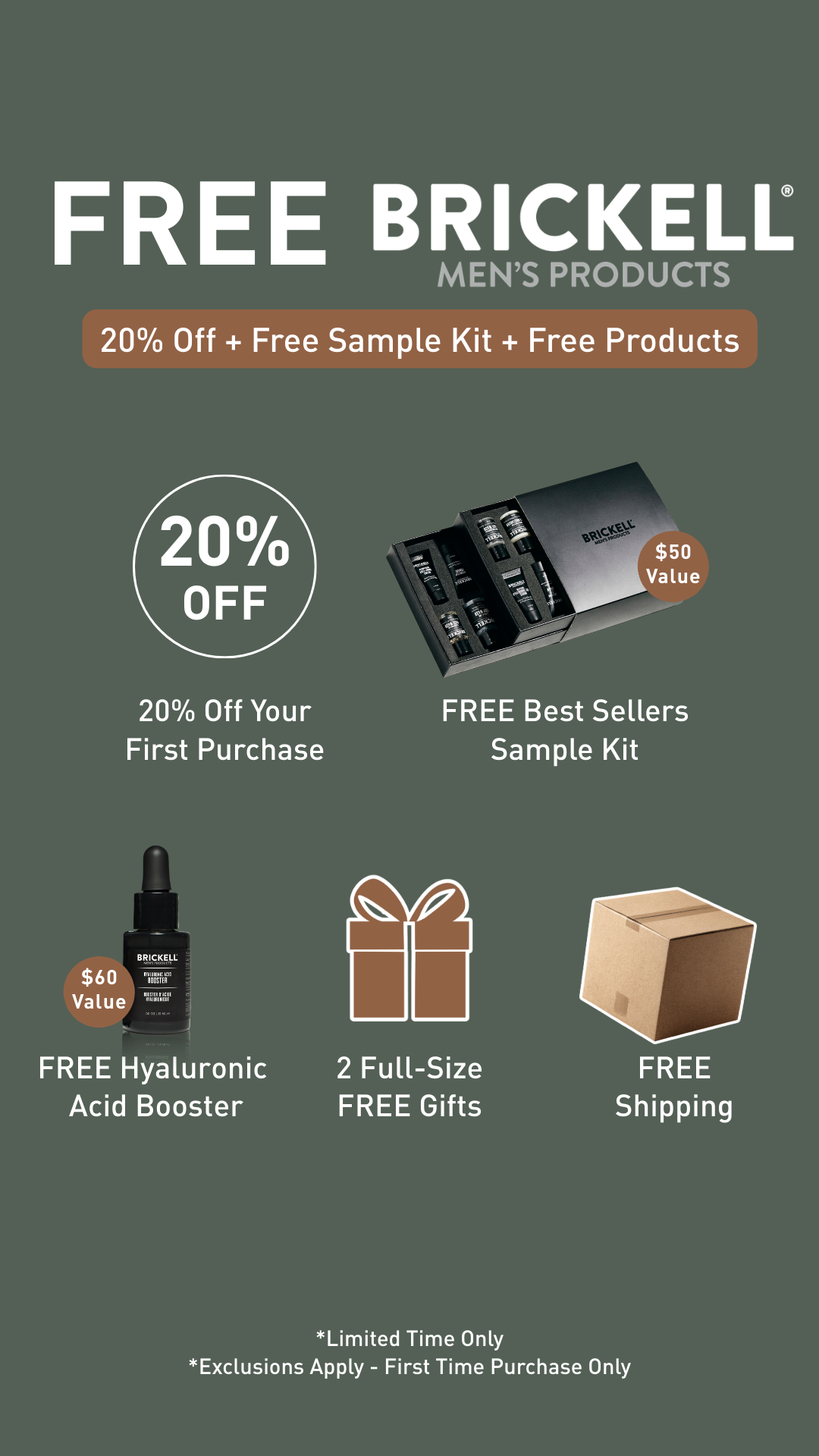Brickell Men's Products Facebook ad