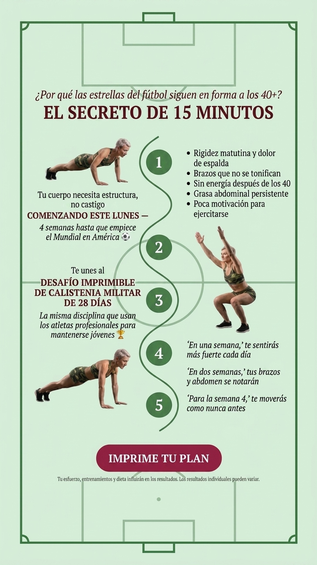 Warrior Workouts Facebook ad: ¡Empieza tu transformación ahora!