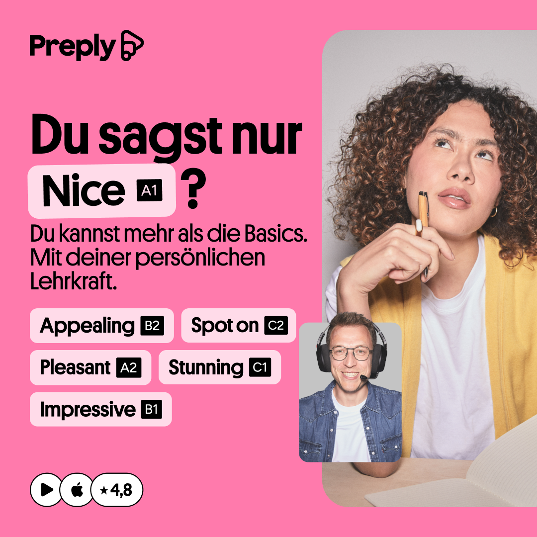 Preply Facebook ad