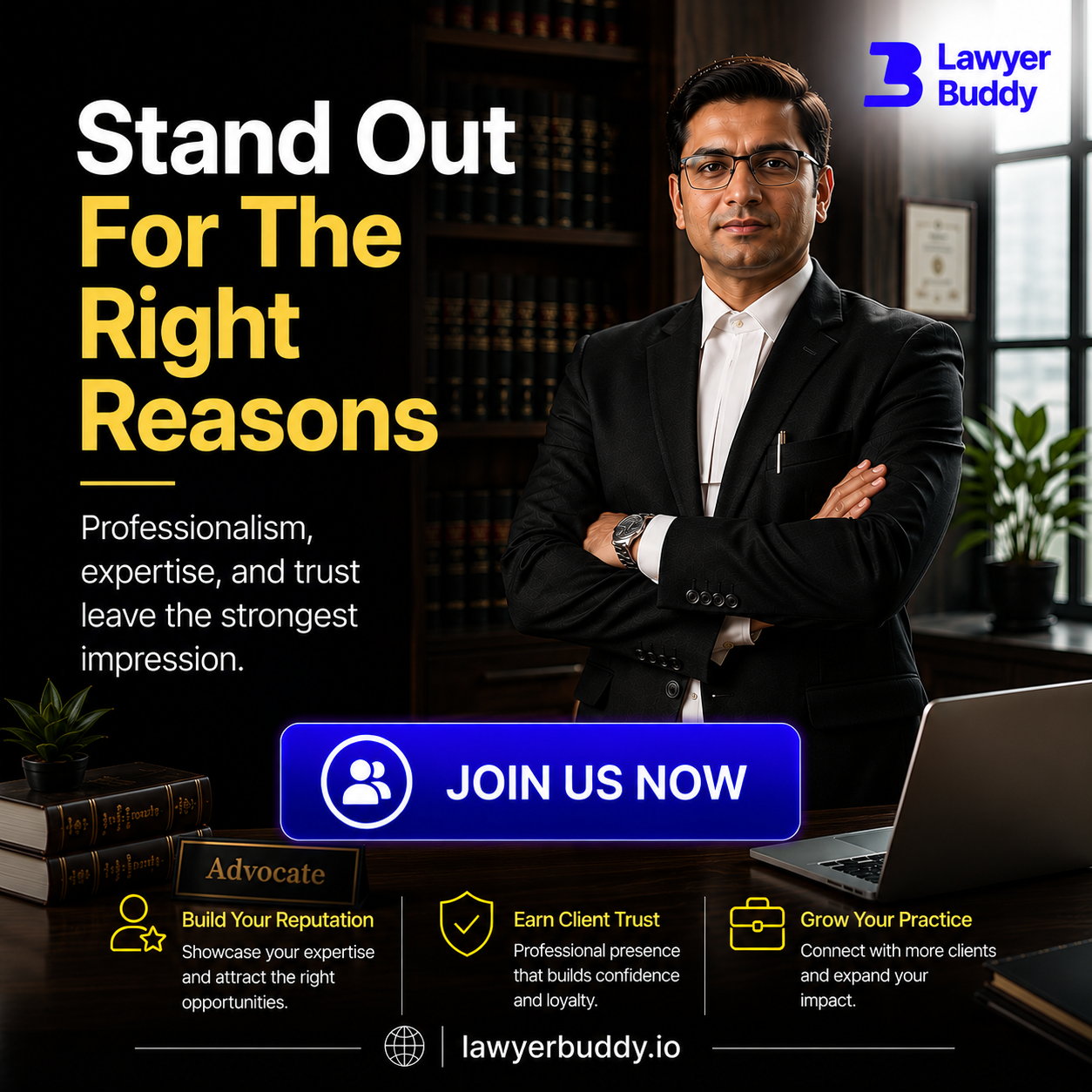 LawyerBuddy Facebook ad: Join India’s First AI Legal Platform