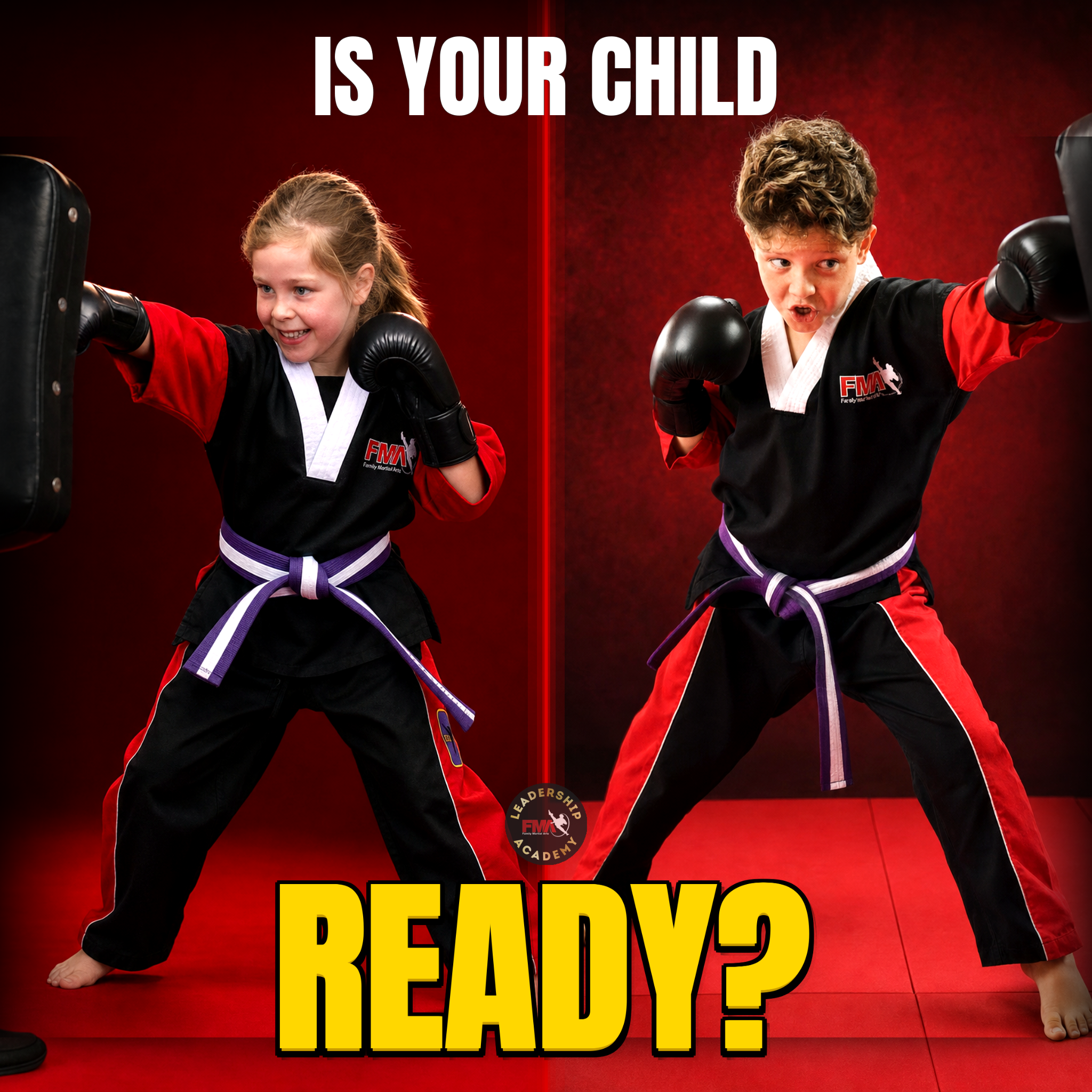 Family Martial Arts Leigh Facebook ad