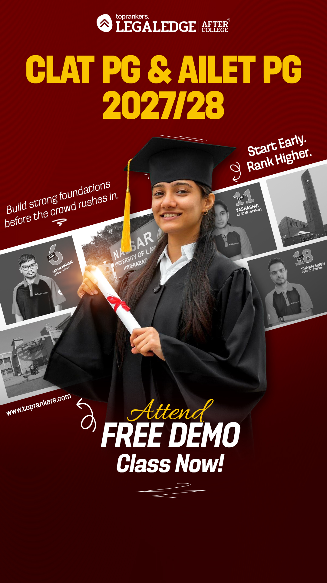 Legaledge After College Facebook ad