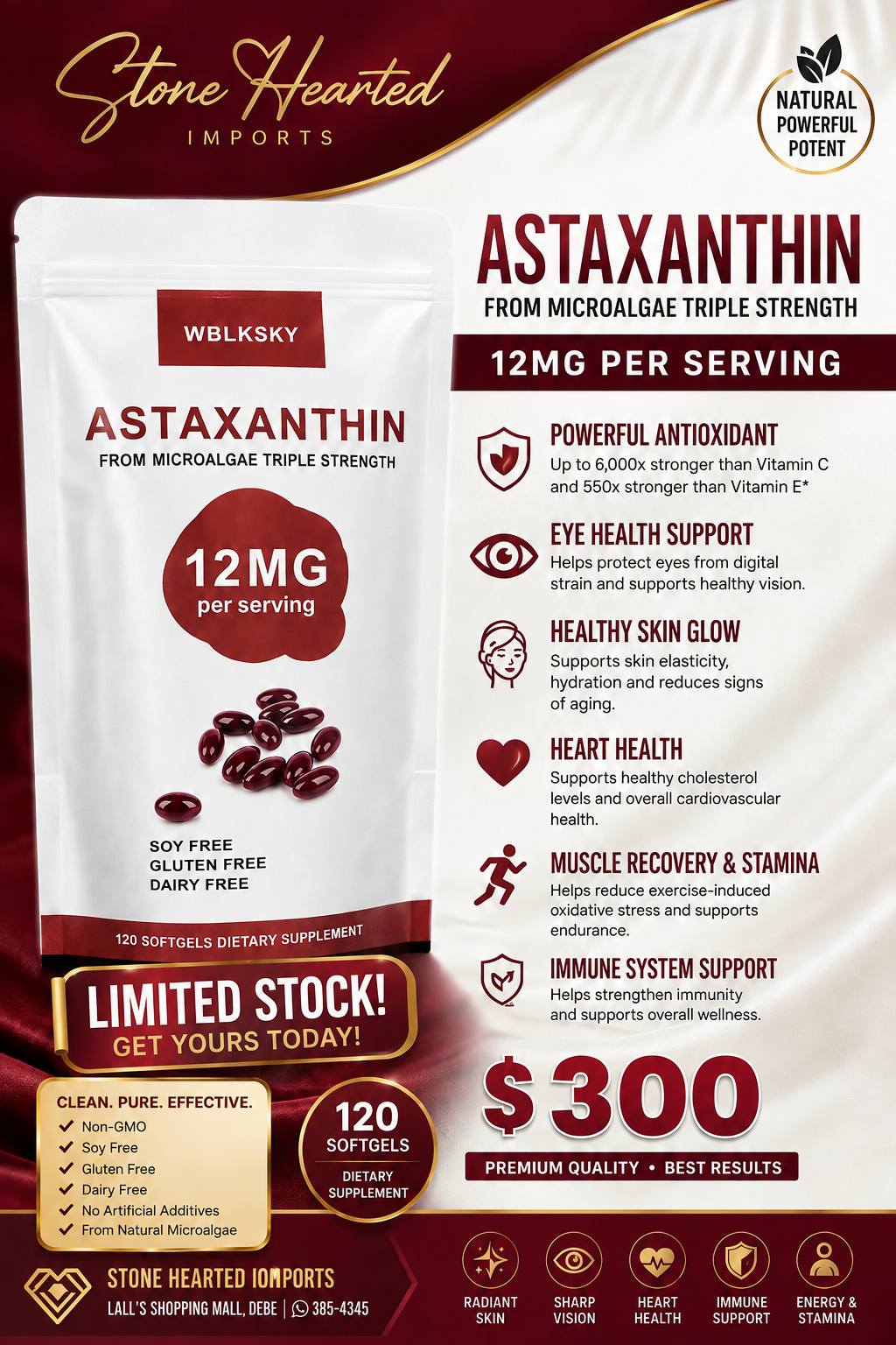Stone Hearted Imports Tt Facebook ad: YOUR HEALTH DESERVES ATTENTION!