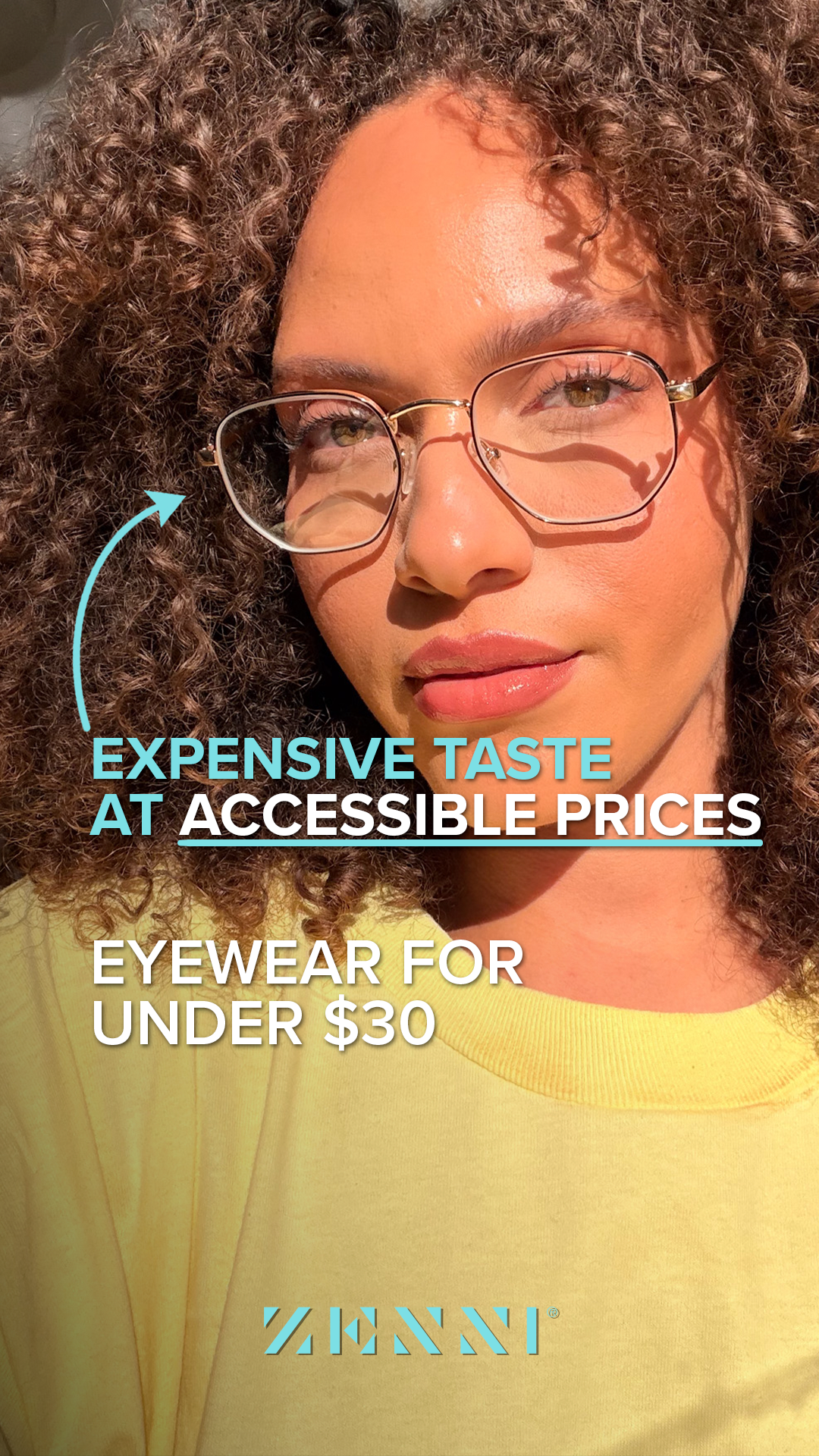 Zenni Optical Facebook ad