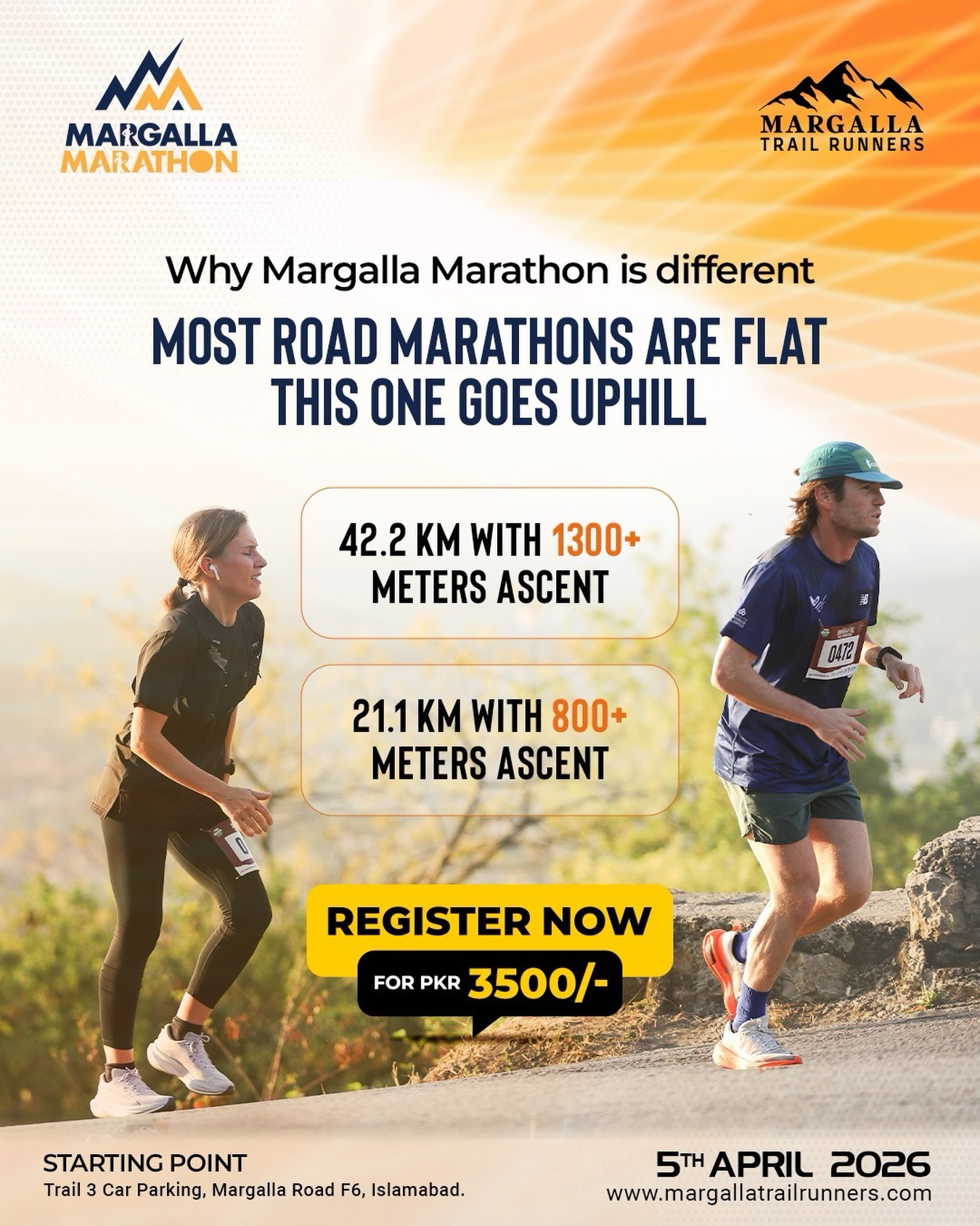 Margalla Trail Runners Facebook ad