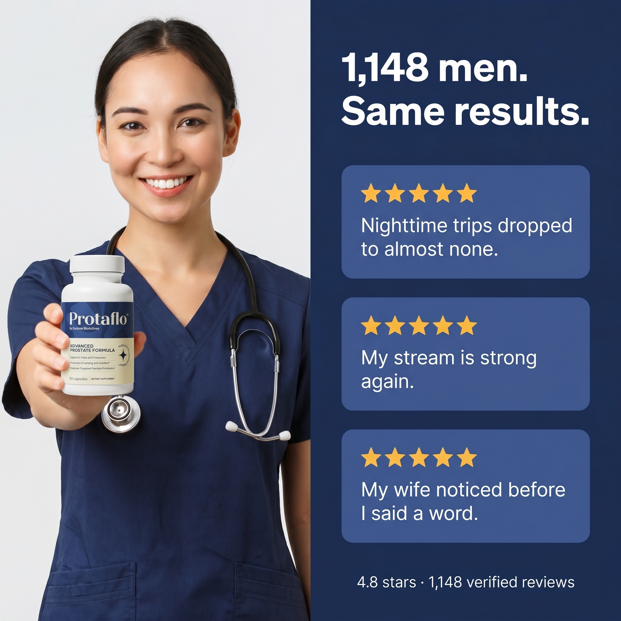 Protaflo Facebook ad