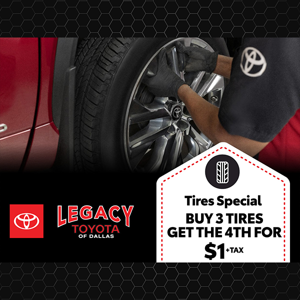 Legacy Toyota of Dallas Facebook ad from Apr 8, 2026