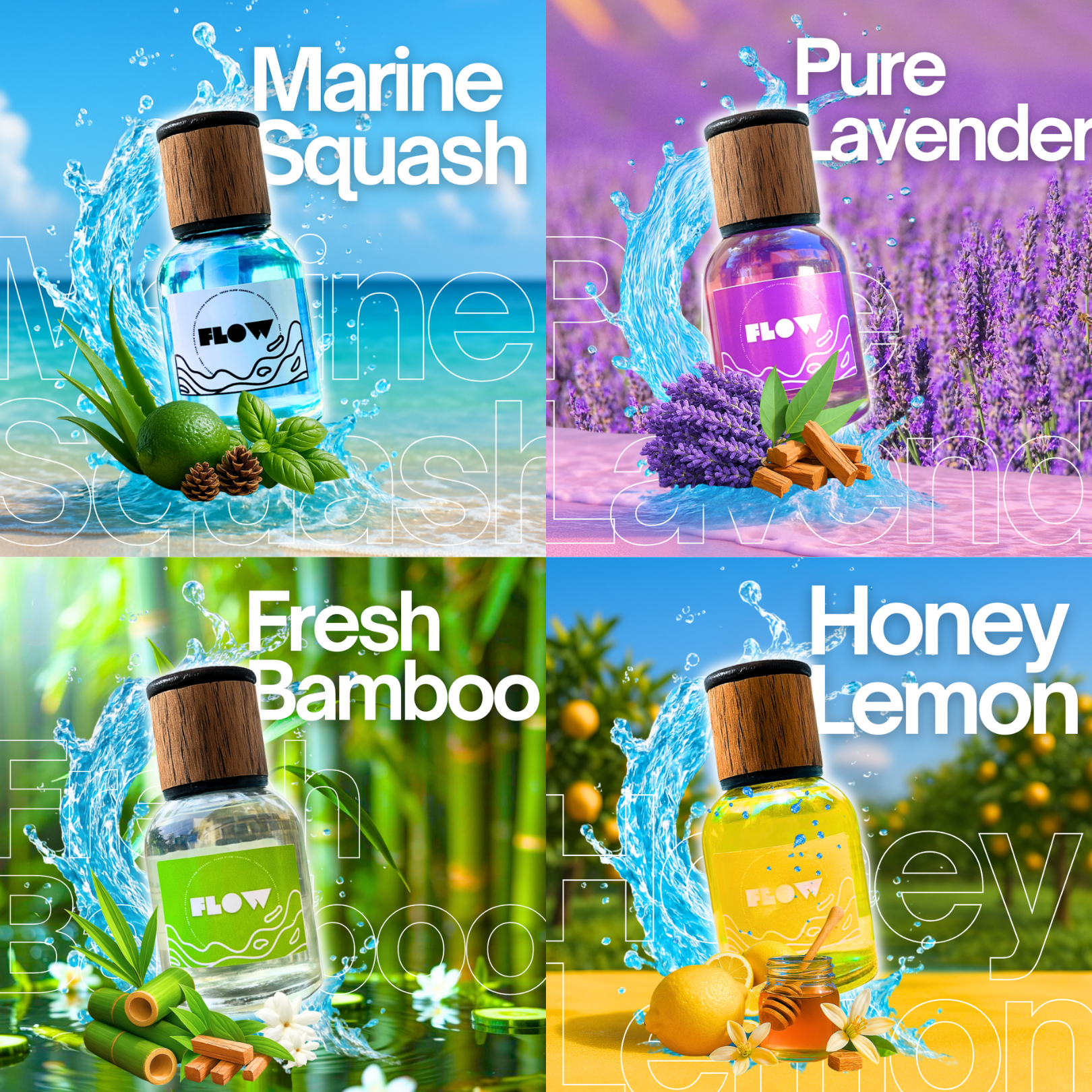 FlowPerfume Facebook ad from May 14, 2025