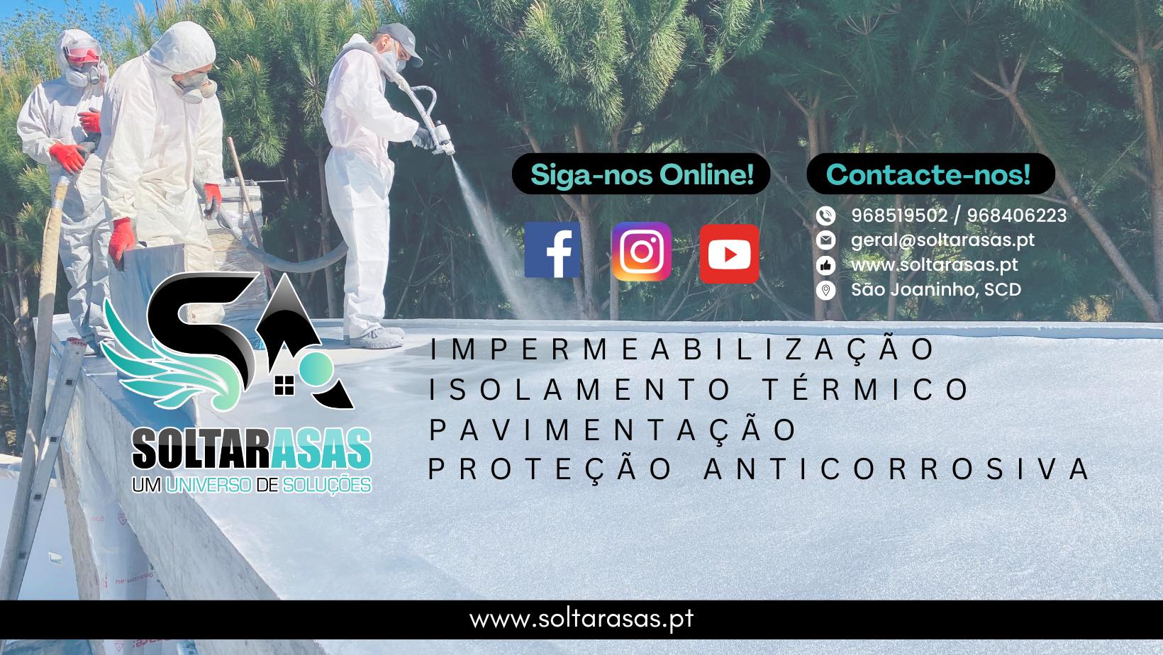 Soltar Asas Facebook ad: Técnicos em Impermeabilização e Isolamentos!