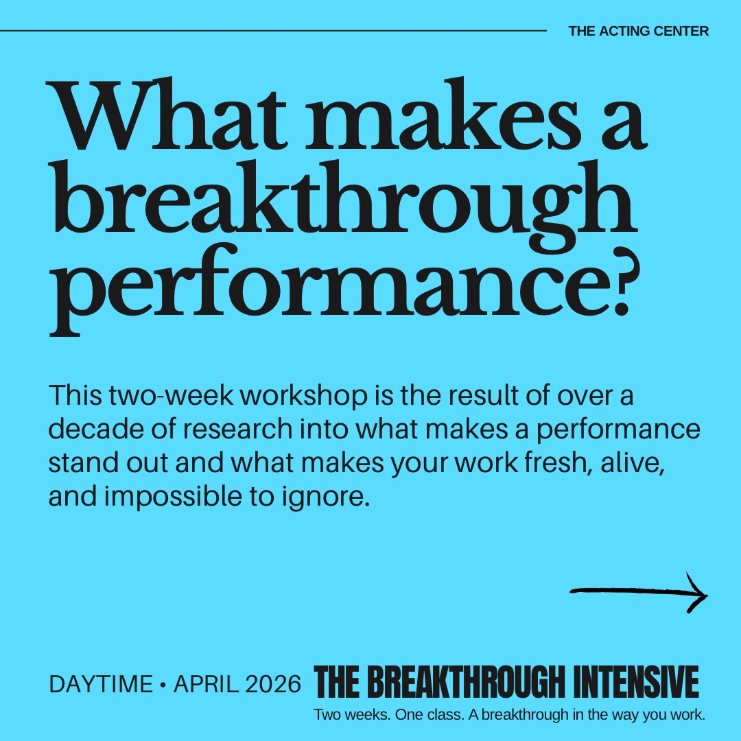 The Acting Center Facebook ad: This 2-week class is rocket fuel for your…