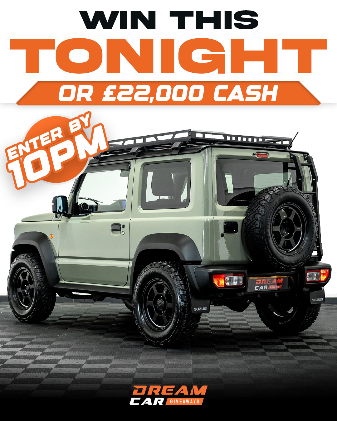 Dream Car Giveaways Facebook ad