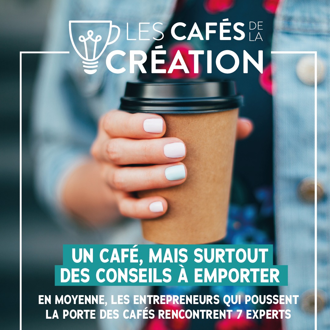 Crédit Agricole Normandie-Seine Facebook ad: LES CAFES DE LA CREATION DE BERNAY