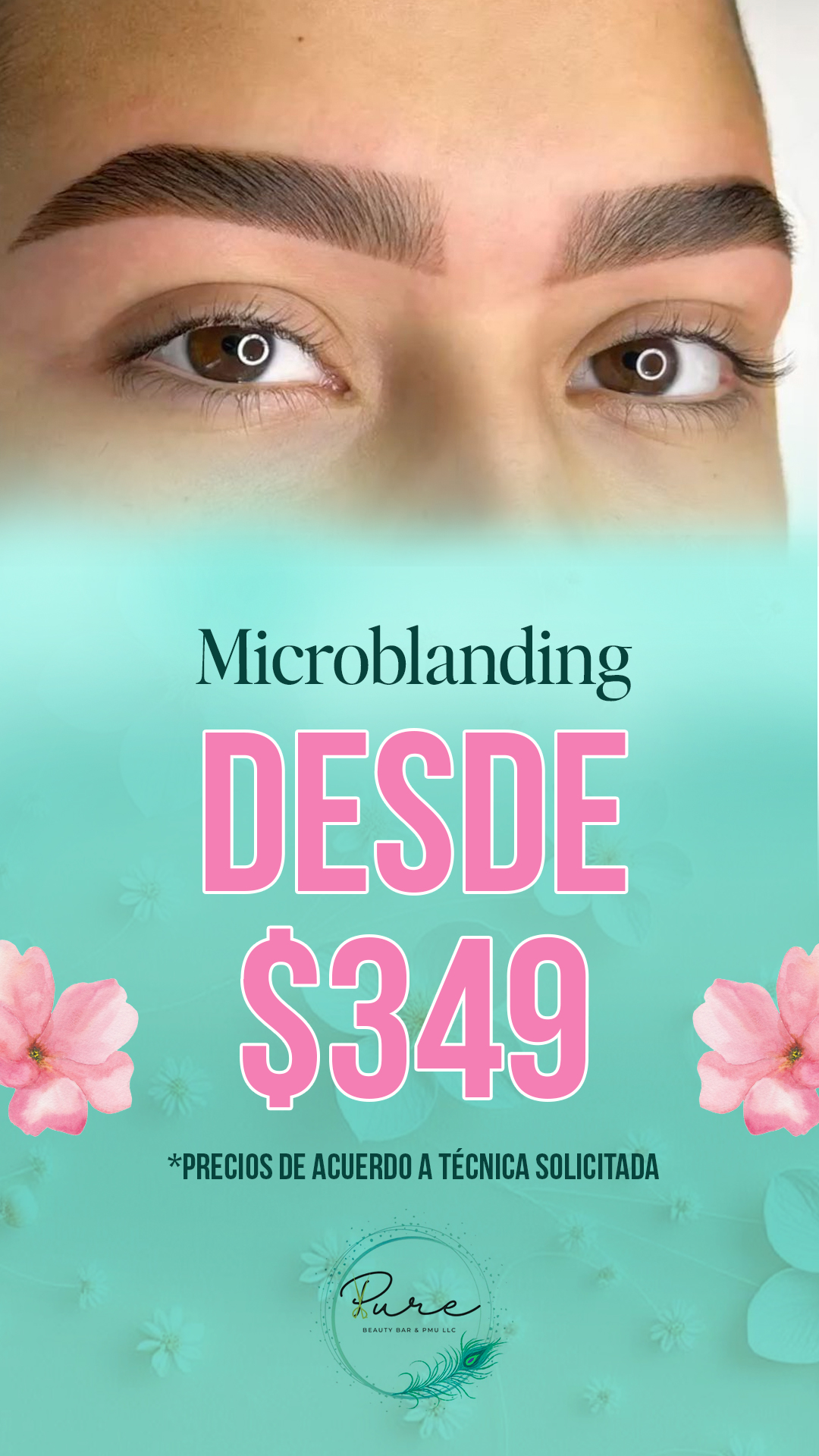 Pure Beauty Bar & PMU Facebook ad