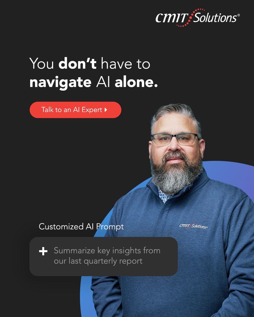 CMIT Solutions Idaho Falls, ID Facebook ad: You Don't Have to Navigate AI Alone