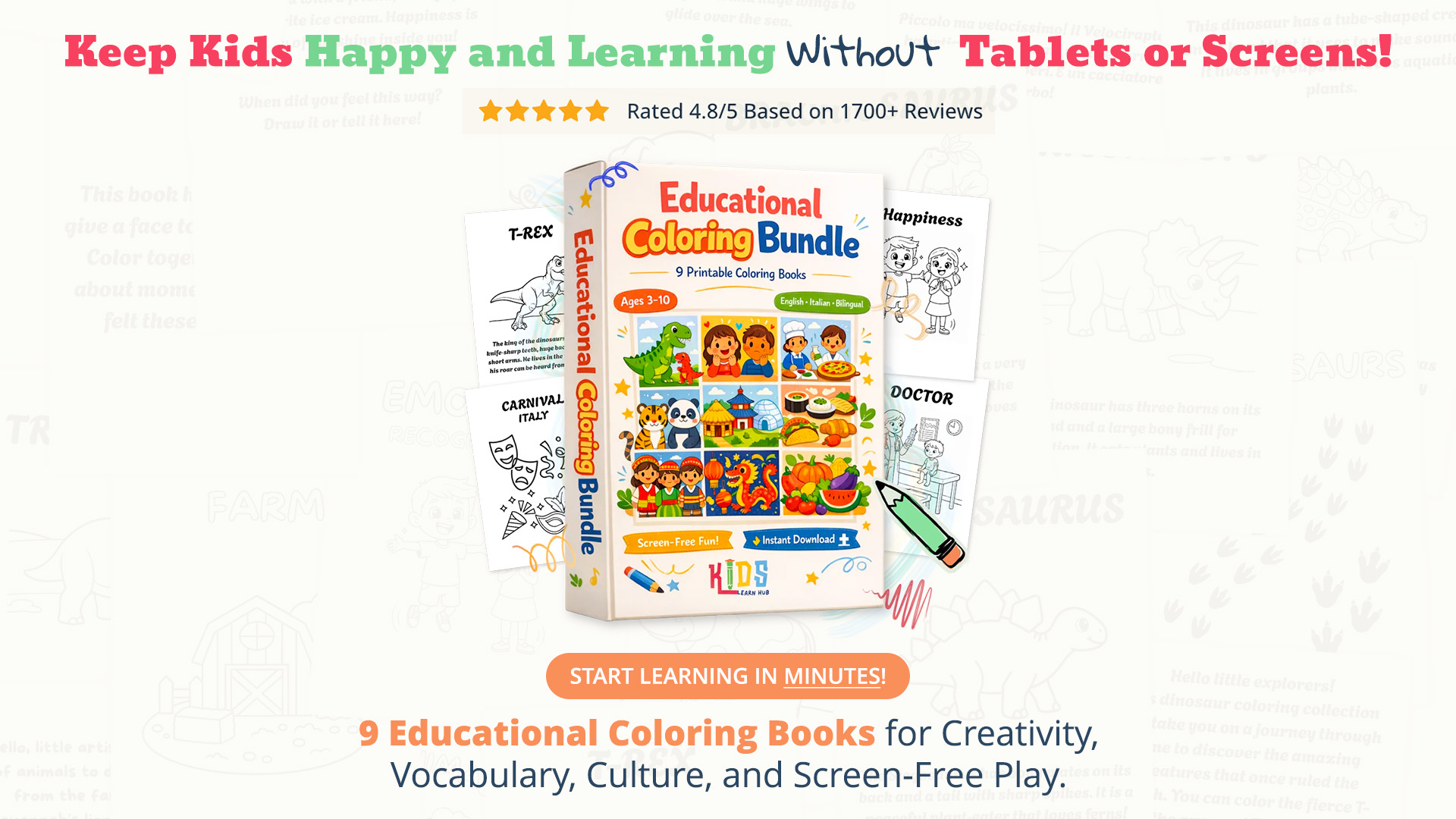 KIDS LEARN HUB Facebook ad from May 8, 2026