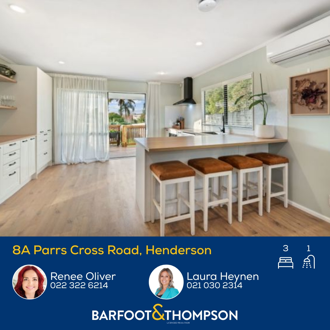 Barfoot & Thompson Swanson Facebook ad: 8A Parrs Cross Road, Henderson
