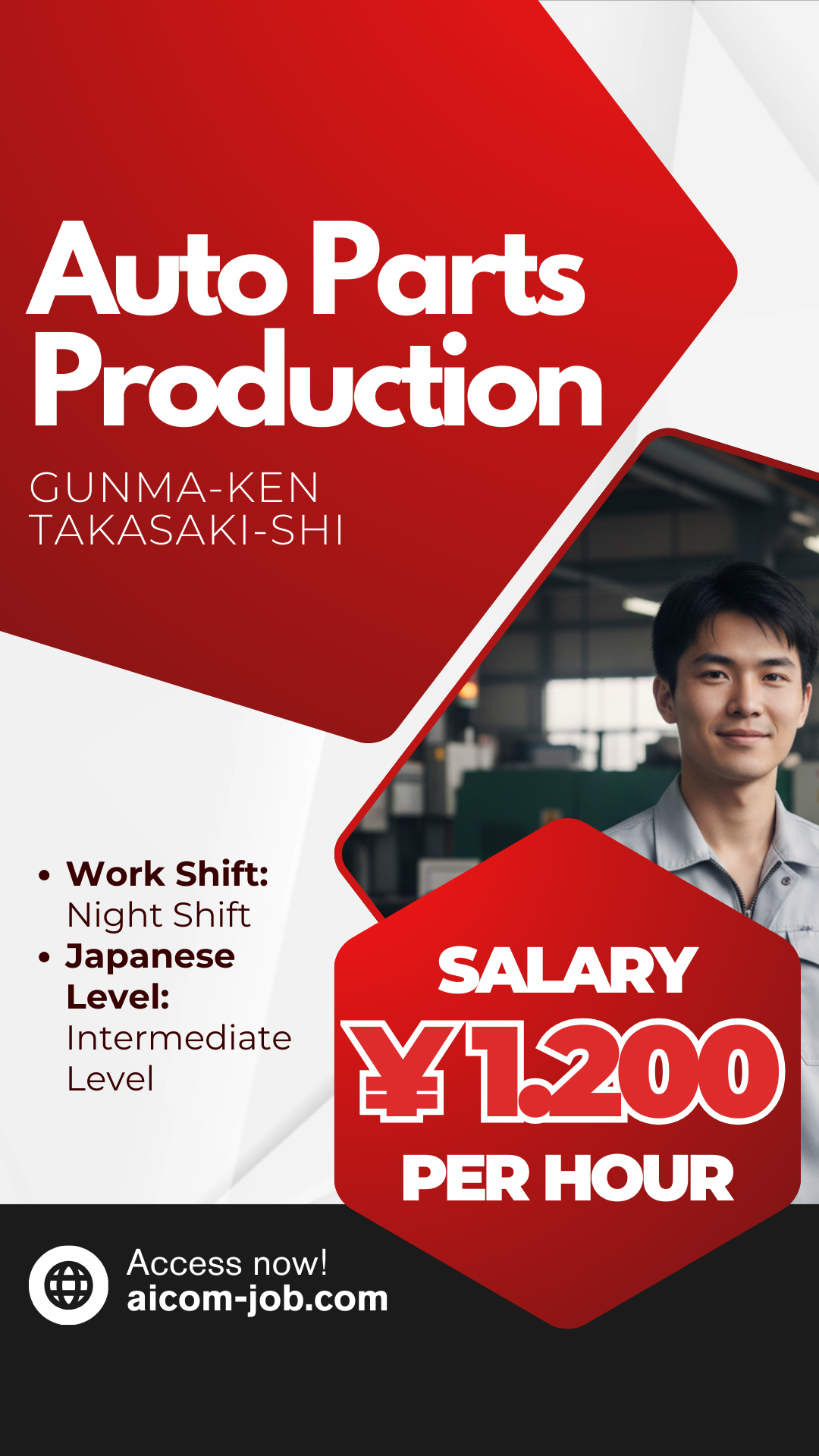 Aicom Job Facebook ad