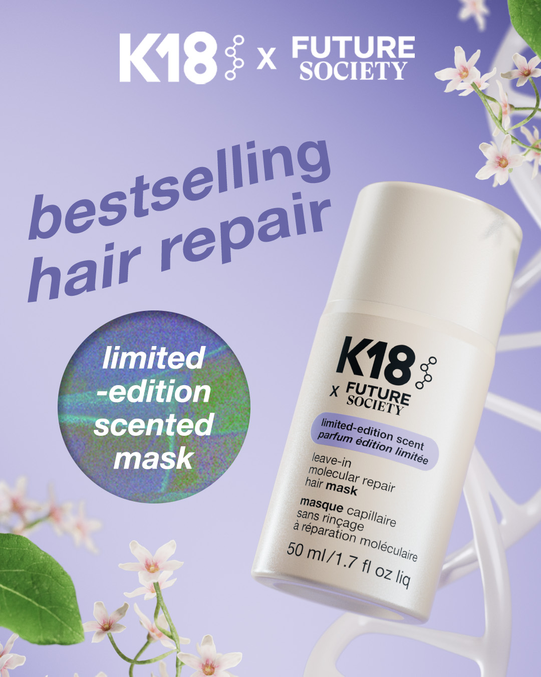 K18 Hair Facebook ad
