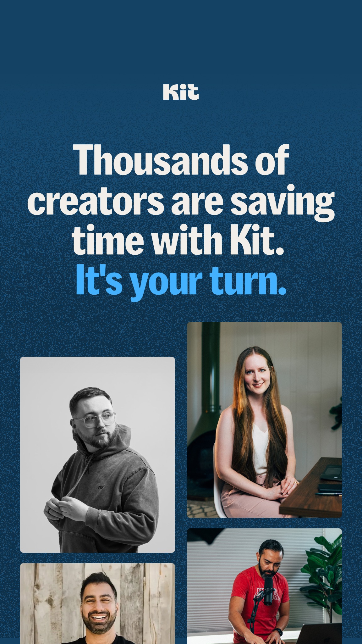 Kit - formerly ConvertKit Facebook ad