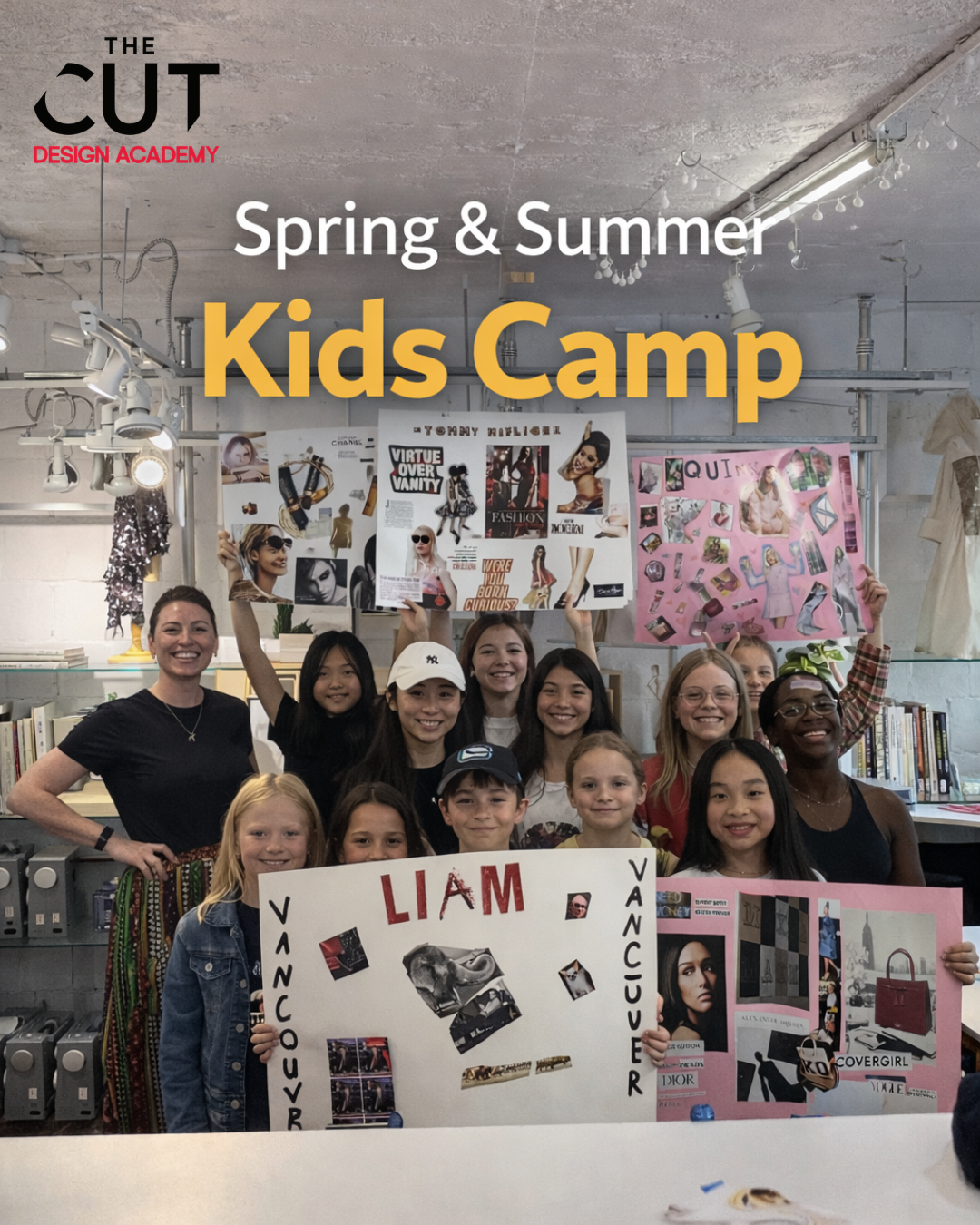 The Cut Fashion Design Academy Facebook ad: This Spring & Summer, give your child more…