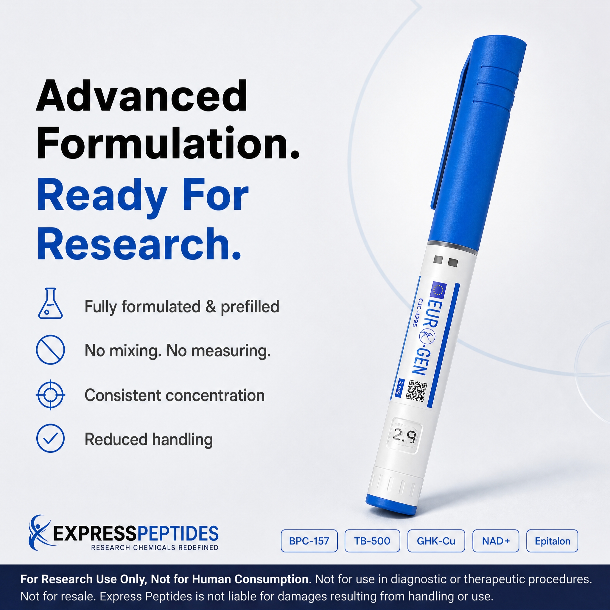 Express Peps Facebook ad: Express Peptides | UK Sourced, Lab Tested Peptides