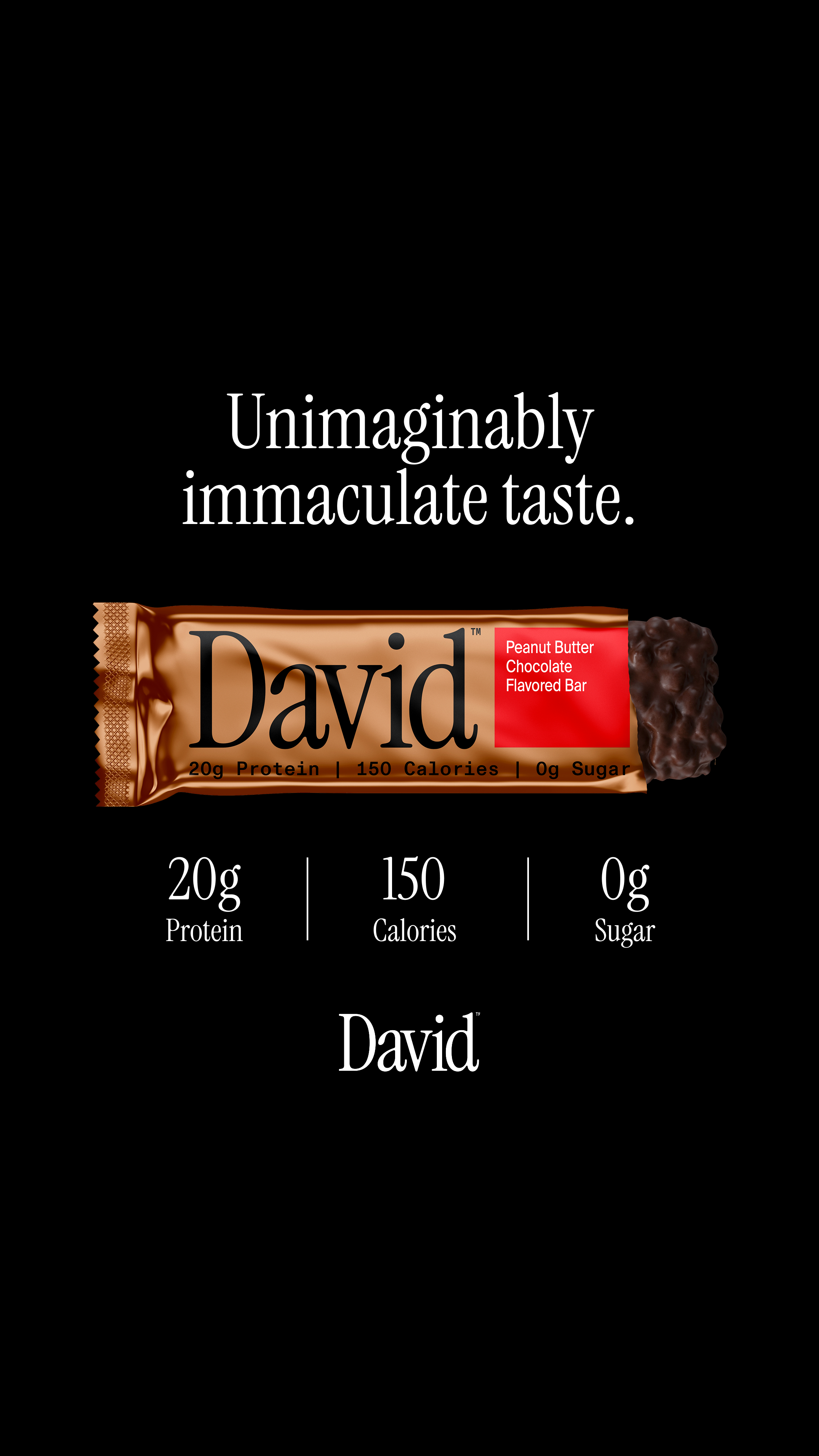 David Protein Facebook ad