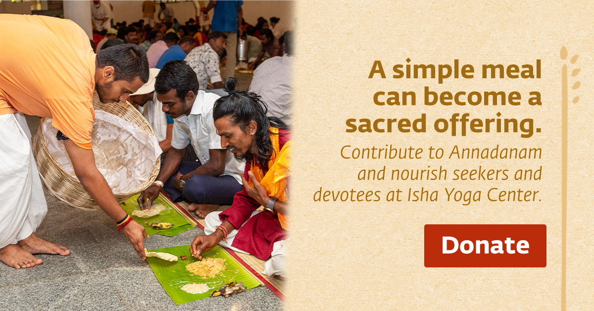 Isha Foundation Facebook ad