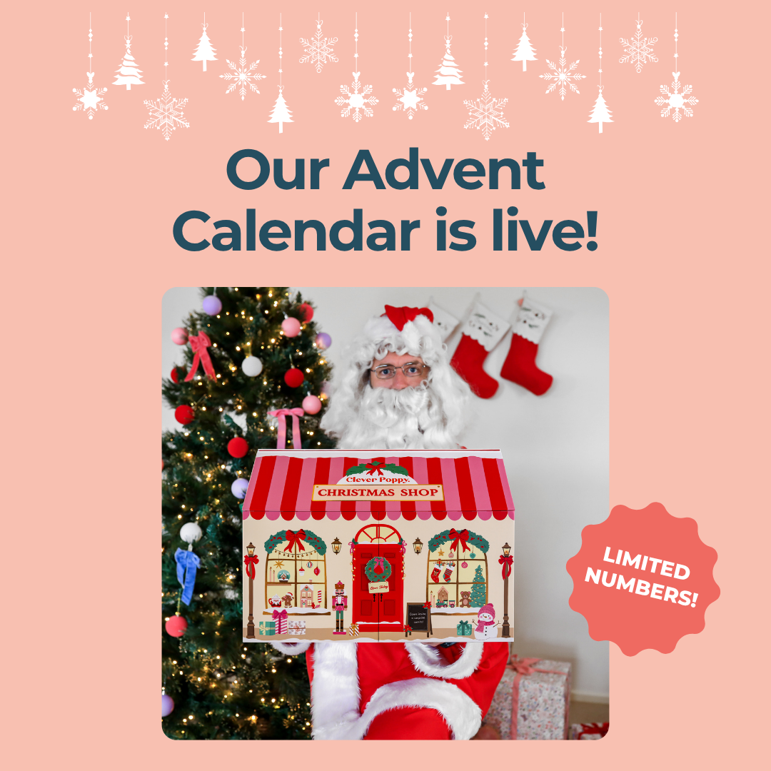 Clever Poppy Facebook ad: Our First-ever Advent Calendar!