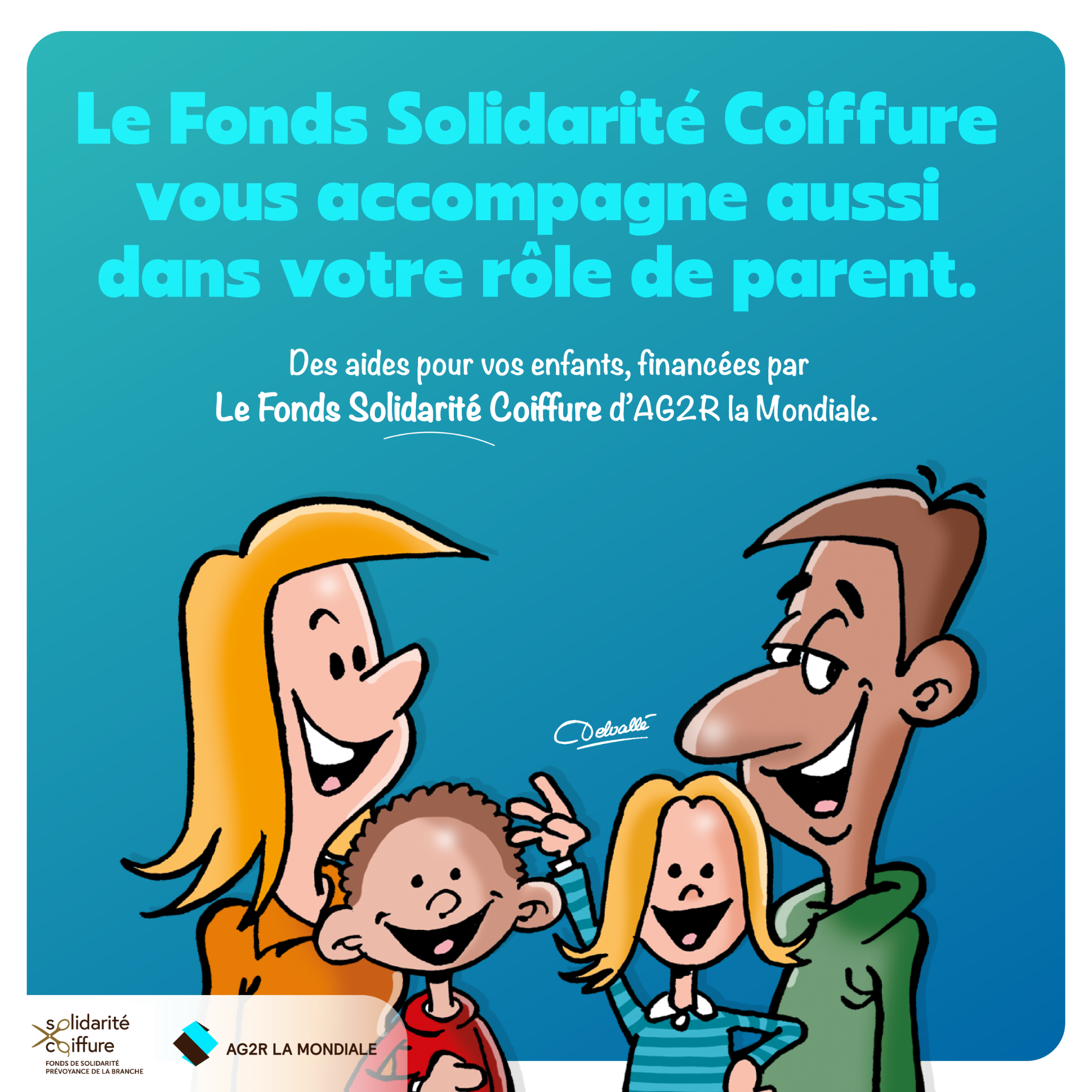 Ensemble pour la Coiffure Facebook ad: Solidarité Coiffure - AG2R La Mondiale - Et vous, quelle…