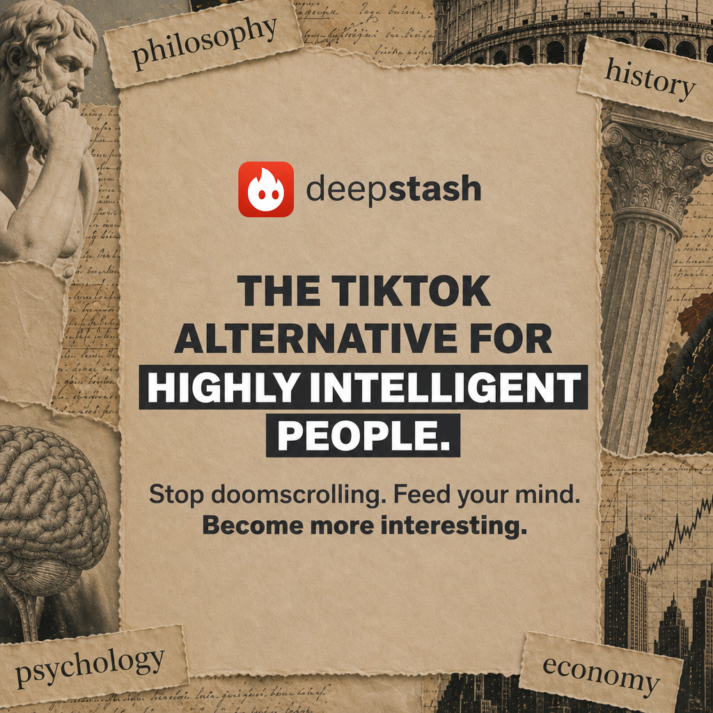 Deepstash Facebook ad