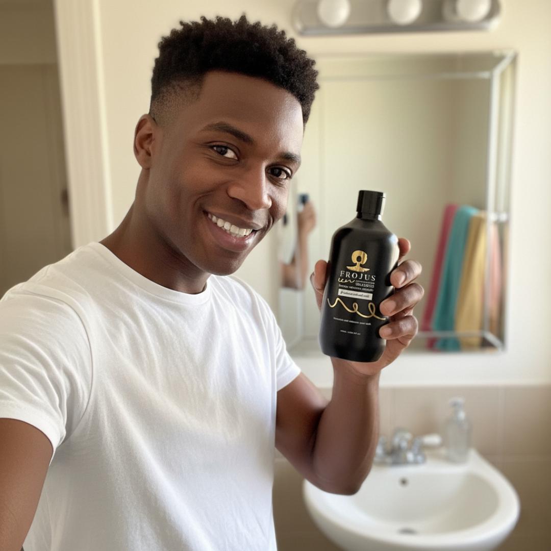 Frojus - Curly Hair Products Facebook ad: Your best curls start here.